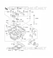 CULASSE pour Kawasaki ZZR250 2004