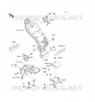 PIECE DE CADRE (COUVERTURE) pour Kawasaki ZZR250 2004
