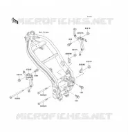 SUPPORT MOTEUR pour Kawasaki ZZR250 2004