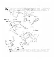 CARENAGE pour Kawasaki ZZR250 2006