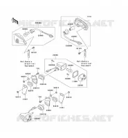 CLIGNOTANTS pour Kawasaki ZZR250 2006
