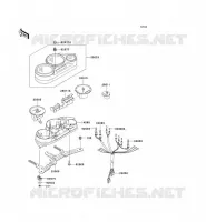 COMPTEURS pour Kawasaki ZZR250 2006