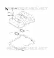COUVRE CULASSE pour Kawasaki ZZR250 2006