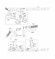 GUIDON pour Kawasaki ZZR250 2006