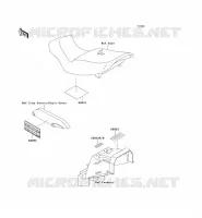 LABEL pour Kawasaki ZZR250 2006