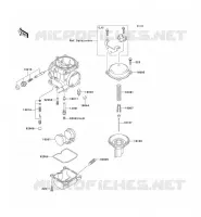 PI&Egrave;CES DE CARBURATEUR pour Kawasaki ZZR250 2006