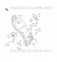 SUPPORT MOTEUR pour Kawasaki ZZR250 2006