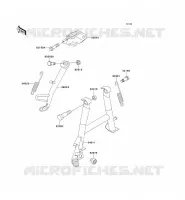 BEQUILLES pour Kawasaki ZZR250 1996