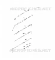 CABLES pour Kawasaki ZZR250 1996