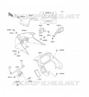 CARENAGE pour Kawasaki ZZR250 1996