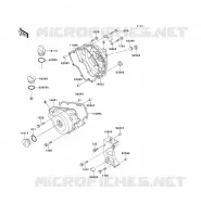 COUVERCLES MOTEUR pour Kawasaki ZZR250 1996