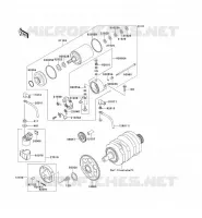 D&Eacute;MARREUR pour Kawasaki ZZR250 1996