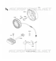 G&Eacute;N&Eacute;RATEUR pour Kawasaki ZZR250 1996