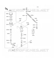 MAITRE CYLINDRE ARRI&Egrave;RE pour Kawasaki ZZR250 1996