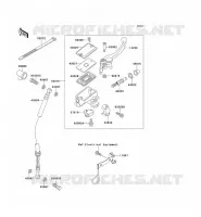 MAITRE CYLINDRE AV pour Kawasaki ZZR250 1996