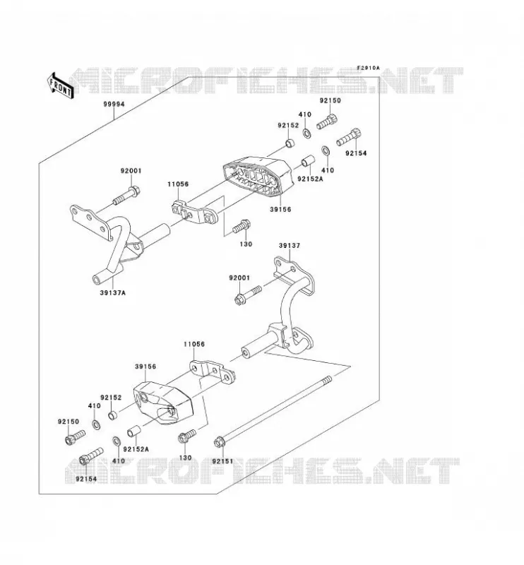 ACCESSOIRE (PROTECTION MOTEUR) Kawasaki MOTOS 300 2014 NINJA 300  EX300AES