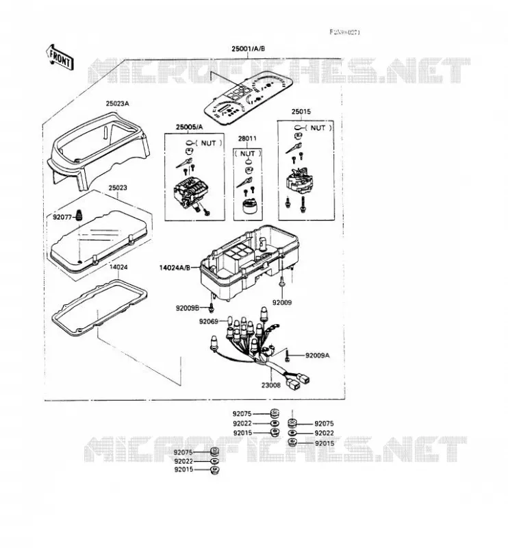COMPTEURS Kawasaki MOTOS 500 1989 GPZ500S  EX500-A3