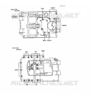 BOULON CARTER MOTEUR pour Kawasaki GPZ500S 1991