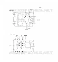 BOULON CARTER MOTEUR pour Kawasaki GPZ500S 1993
