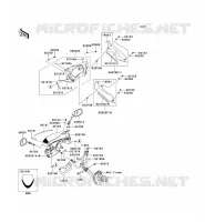 CARENAGE(SUPERIEUR) pour Kawasaki ER-6F 2006