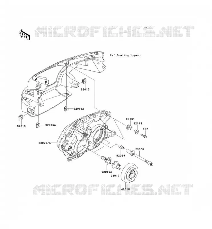 OPTIQUE(S) Kawasaki MOTOS 650 2006 ER-6F  EX650A6F