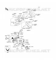 CARENAGE(SUPERIEUR) pour Kawasaki ER-6F 2007