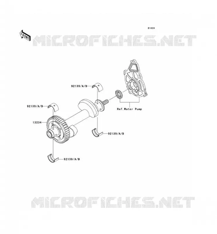 BALANCIER Kawasaki MOTOS 650 2007 ER-6F ABS  EX650B7F