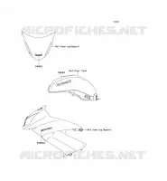 STICKER(BLUE)(M.D.BLACK) pour Kawasaki ER-6F 2009