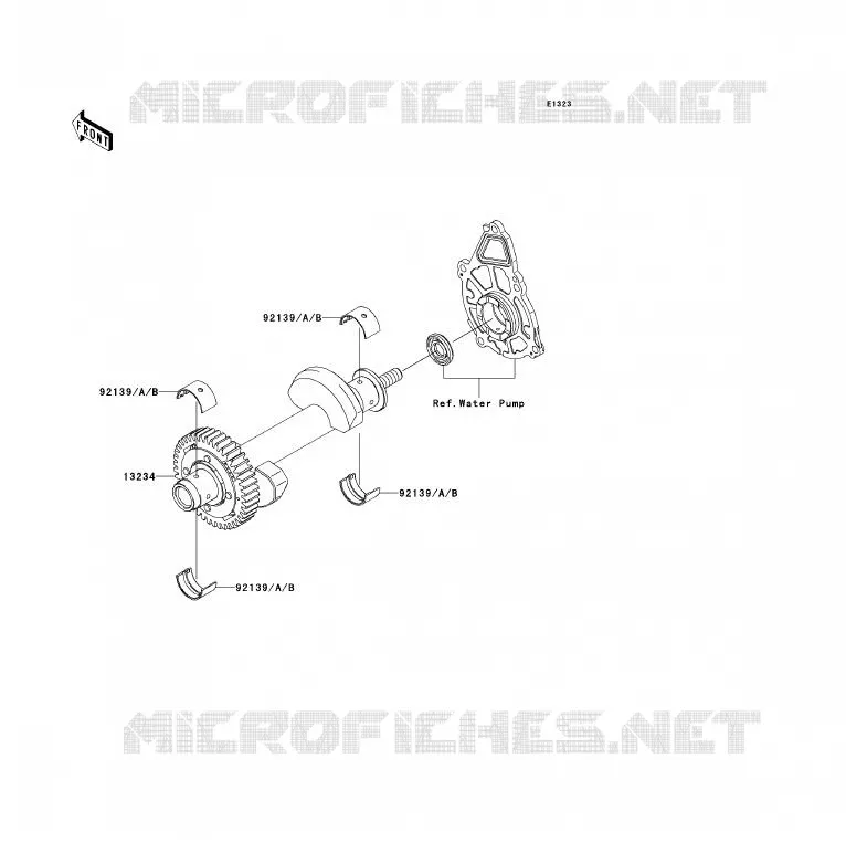BALANCIER Kawasaki MOTOS 650 2009 ER-6F  EX650C9F