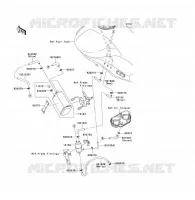 SYSTEME D'EVAPORATION CARBURANT(CA) pour Kawasaki ER-6F 2009