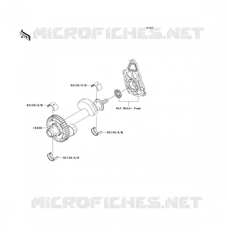 BALANCIER Kawasaki MOTOS 650 2010 ER-6F  EX650CAF