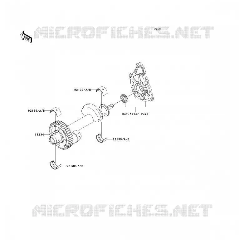 BALANCIER Kawasaki MOTOS 650 2010 ER-6F  EX650CAF