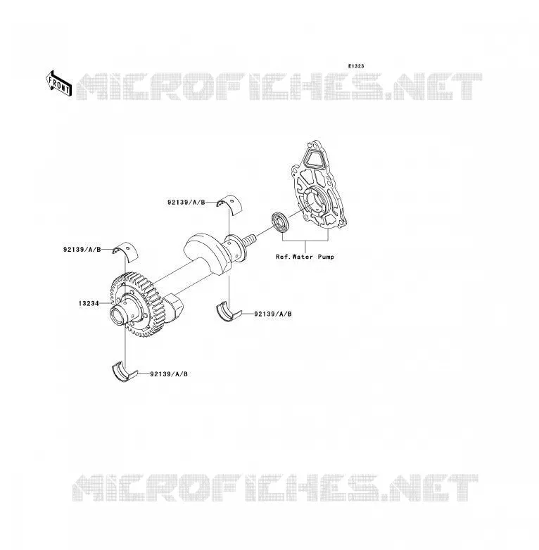 BALANCIER Kawasaki MOTOS 650 2011 ER-6F  EX650CBF