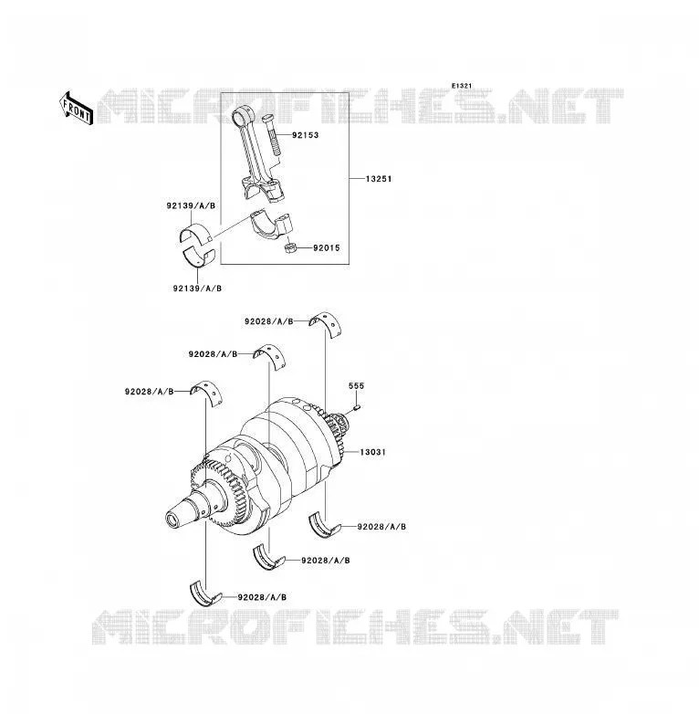 VILEBREQUIN Kawasaki MOTOS 650 2011 ER-6F ABS  EX650DBF