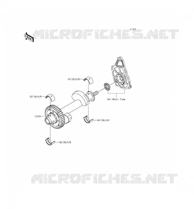 BALANCIER Kawasaki MOTOS 650 2012 ER-6F  EX650ECF