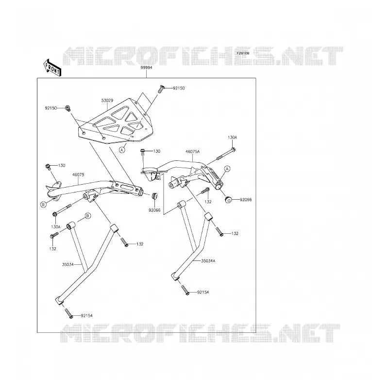 ACCESSOIRE (SUPPORT TOP CASE) Kawasaki MOTOS 650 2013 ER-6F  EX650EDS
