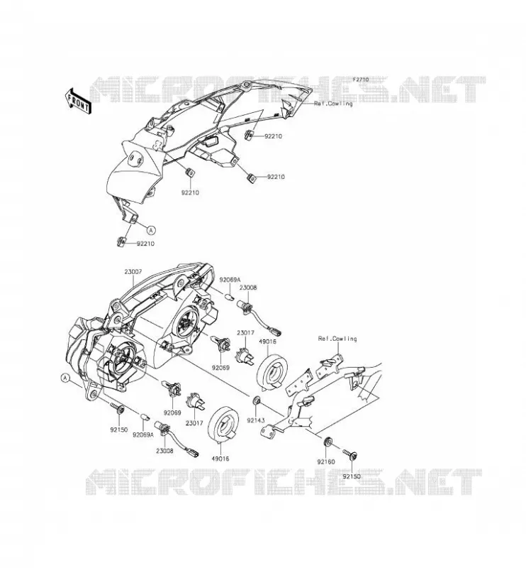 OPTIQUE(S) Kawasaki MOTOS 650 2014 ER-6F  EX650EEF