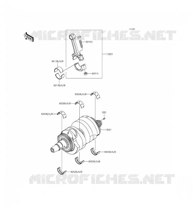 VILEBREQUIN Kawasaki MOTOS 650 2012 ER-6F ABS  EX650FCF