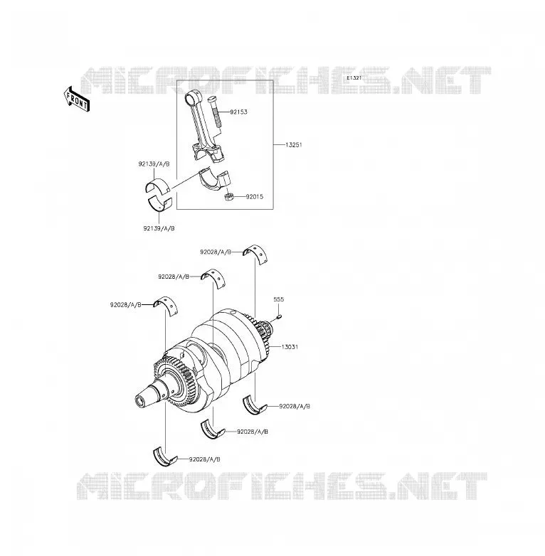 VILEBREQUIN Kawasaki MOTOS 650 2013 ER-6F ABS  EX650FDS