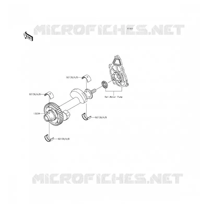 BALANCIER Kawasaki MOTOS 650 2015 ER-6F ABS  EX650FFF