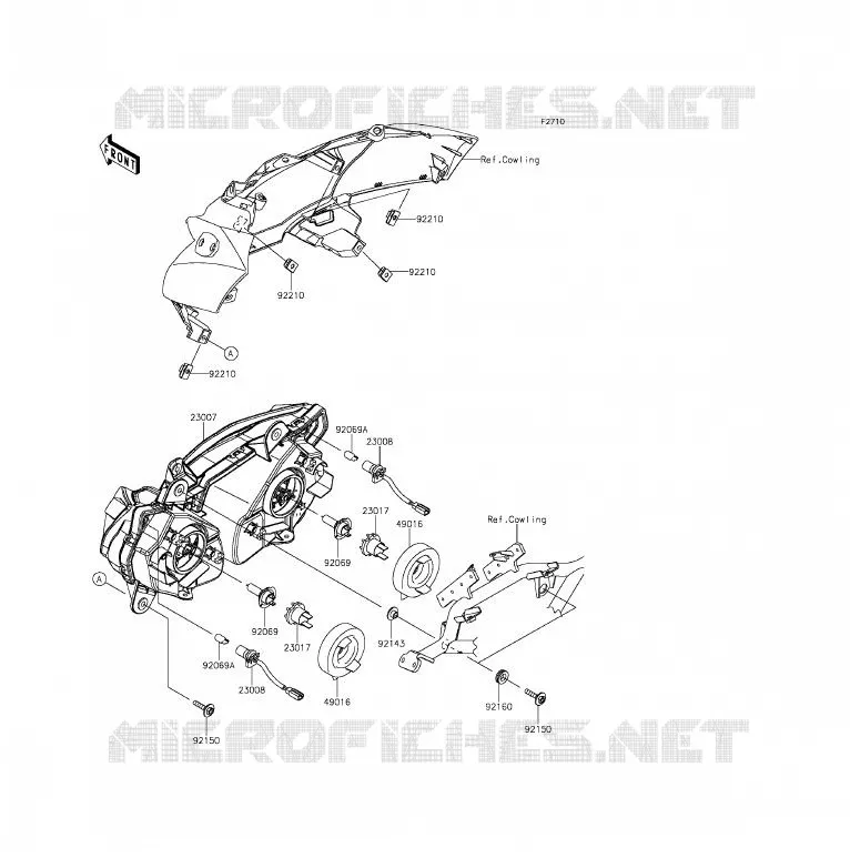OPTIQUE(S) Kawasaki MOTOS 650 2015 ER-6F ABS  EX650FFF