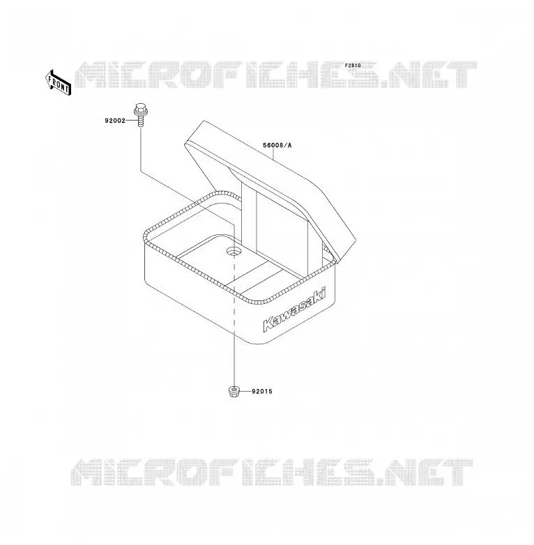 ACCESSOIRE Kawasaki MOTOS 200 1990 KDX200  KDX200-E2