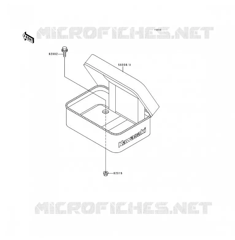 ACCESSOIRE Kawasaki MOTOS 200 1990 KDX200  KDX200-E2