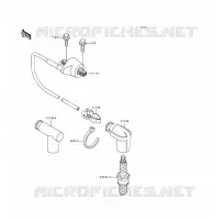 BOBINE D'ALLUMAGE pour Kawasaki KDX200 1991