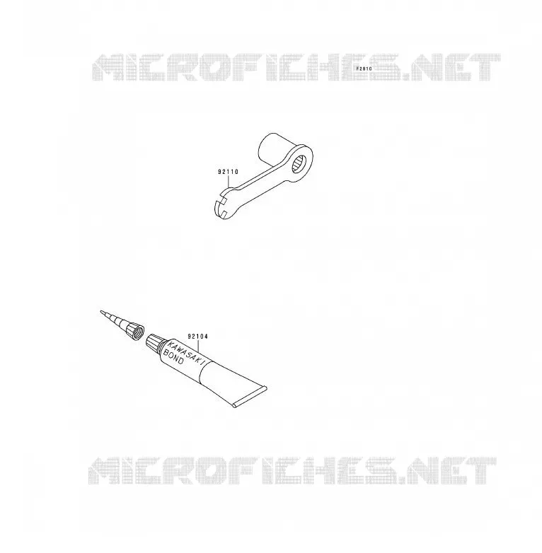 OUTIL UTILISATEUR Kawasaki MOTOS 200 1995 KDX200  KDX200-H1