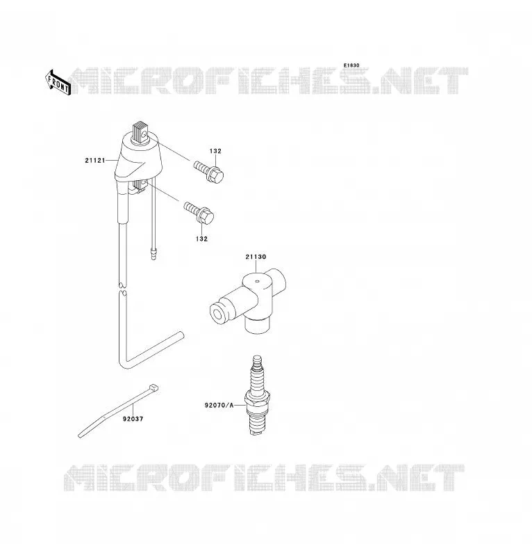 SYSTEME D&acute;ALLUMAGE Kawasaki MOTOS 200 1997 KDX200  KDX200-H3