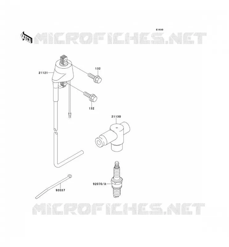 SYSTEME D&acute;ALLUMAGE Kawasaki MOTOS 220 2000 KDX220R  KDX220-A7