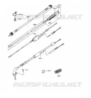CABLES pour Kawasaki KE100 1988