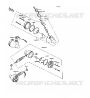 CLIGNOTANTS pour Kawasaki KE100 1988