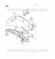 &Eacute;CHAPPEMENT pour Kawasaki KE100 1988